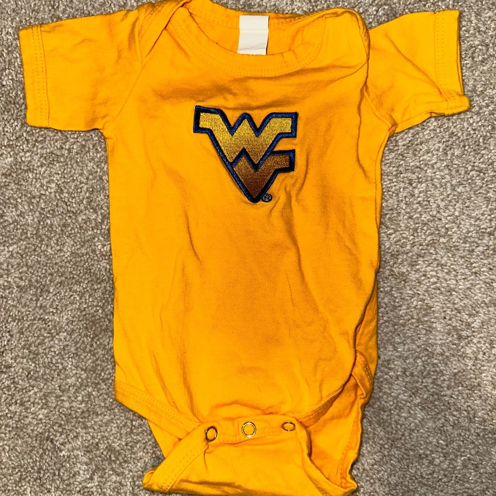 0-3 Month WV logo onsie